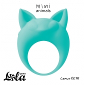 Зеленое эрекционное кольцо Lemur Remi - Lola Games - в Красноярске купить с доставкой