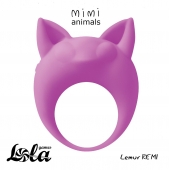 Фиолетовое эрекционное кольцо Lemur Remi - Lola Games - в Красноярске купить с доставкой