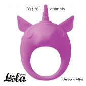 Фиолетовое эрекционное кольцо Unicorn Alfie - Lola Games - в Красноярске купить с доставкой