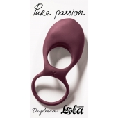 Бордовое эрекционное виброкольцо Daydream - Lola Games - в Красноярске купить с доставкой