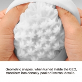 Белый мастурбатор Tenga Geo Coral - Tenga - в Красноярске купить с доставкой
