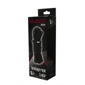 Черная веревка для шибари DELUXE BONDAGE ROPE - 5 м. - Dream Toys - купить с доставкой в Красноярске
