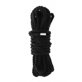 Черная веревка для шибари DELUXE BONDAGE ROPE - 5 м. - Dream Toys - купить с доставкой в Красноярске