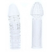 Комплект из 2 прозрачных насадок на пенис PENIS EXTENDER PACK - Dream Toys - в Красноярске купить с доставкой