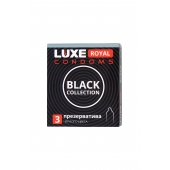 Черные презервативы LUXE Royal Black Collection - 3 шт. - Luxe - купить с доставкой в Красноярске