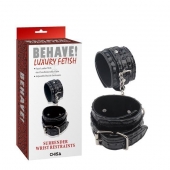 Черные наручники Surrender Wrist Restraints - Chisa - купить с доставкой в Красноярске