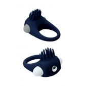Синее эрекционное виброкольцо STIMU RING - Dream Toys - в Красноярске купить с доставкой