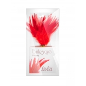 Красный перьевой тиклер Plume - 23 см. - Lola Lingerie - купить с доставкой в Красноярске
