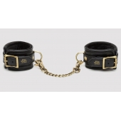 Черные наручники Bound to You Faux Leather Wrist Cuffs - Fifty Shades of Grey - купить с доставкой в Красноярске