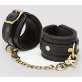 Черные наручники Bound to You Faux Leather Wrist Cuffs - Fifty Shades of Grey - купить с доставкой в Красноярске