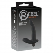 Черный вибромассажер простаты Naughty Finger Prostate Vibe - 13,8 см. - Orion - в Красноярске купить с доставкой