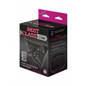 Черный пояс для насадок BEST CLASS STRAP - LOVETOY (А-Полимер) - купить с доставкой в Красноярске
