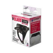 Черный пояс для насадок CLASS STRAP Restyling - LOVETOY (А-Полимер) - купить с доставкой в Красноярске