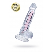 Прозрачный гибкий фаллоимитатор Paret - 18 см. - A-toys купить с доставкой в интернет-магазине Orgasmix в Красноярске Прозрачный гибкий фаллоимитатор Paret - 18 см. - A-toys