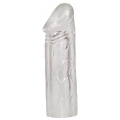 Удлиняющая насадка на пенис Mega Dick Sleeve Transparent - Orion - в Красноярске купить с доставкой