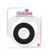 Набор из 3 эрекционных колец SILICONE COCKRINGS - Dream Toys - в Красноярске купить с доставкой