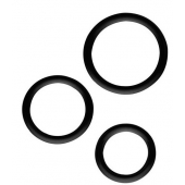 Набор из 3 эрекционных колец SILICONE COCKRINGS - Dream Toys - в Красноярске купить с доставкой