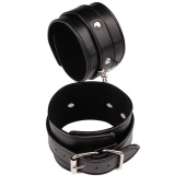 Черные оковы Classic Ankle Cuffs - Chisa - купить с доставкой в Красноярске