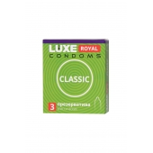 Гладкие презервативы LUXE Royal Classic - 3 шт. - Luxe - купить с доставкой в Красноярске