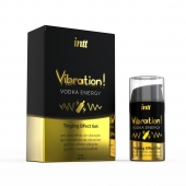 Жидкий интимный гель с эффектом вибрации Vibration! Vodka Energy - 15 мл. - INTT - купить с доставкой в Красноярске