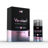 Жидкий интимный гель с эффектом вибрации Vibration! Bubble Gum - 15 мл. - INTT - купить с доставкой в Красноярске