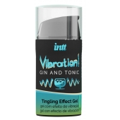 Жидкий интимный гель с эффектом вибрации Vibration! Gin   Tonic - 15 мл. - INTT - купить с доставкой в Красноярске