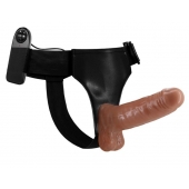 Страпон на трусиках с вибрацией Ultra Passionate Harness - 16 см. - Baile - купить с доставкой в Красноярске