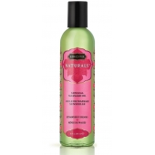 Массажное масло Naturals Strawberry Dreams с ароматом клубники - 236 мл. - Kama Sutra - купить с доставкой в Красноярске