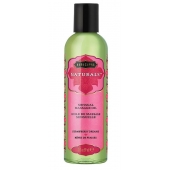 Массажное масло Naturals Strawberry Dreams с ароматом клубники - 59 мл. - Kama Sutra - купить с доставкой в Красноярске