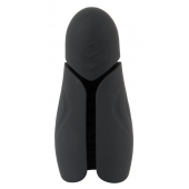 Черный силиконовый вибромастурбатор с нагревом Masturbator with 2 Functions - Orion - в Красноярске купить с доставкой
