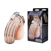 Металлическая клетка Prisoner Cock Сage с замком - BlueLine - купить с доставкой в Красноярске