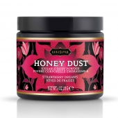 Пудра для тела Honey Dust Body Powder с ароматом клубники - 170 гр. - Kama Sutra - купить с доставкой в Красноярске