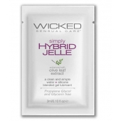 Гель-лубрикант на водно-силиконовой основе Simply Hybrid Jelle - 3 мл. - Wicked - купить с доставкой в Красноярске
