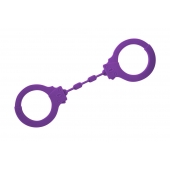 Фиолетовые силиконовые поножи Limitation - Lola Games - купить с доставкой в Красноярске