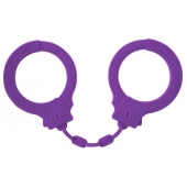 Фиолетовые силиконовые поножи Limitation - Lola Games - купить с доставкой в Красноярске