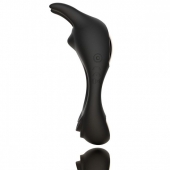 Черное эрекционное кольцо с двумя моторами Zeus Dual Vibe Cock Ring - FeelzToys - в Красноярске купить с доставкой