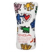 Мастурбатор-туба Keith Haring Soft Tube CUP - Tenga - в Красноярске купить с доставкой