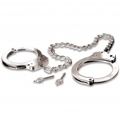 Металлические наручники Metal Leg Cuffs - Pipedream - купить с доставкой в Красноярске