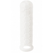 Белый фаллоудлинитель Homme Long - 15,5 см. - Lola Games - в Красноярске купить с доставкой