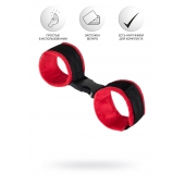 Красно-черные велюровые оковы Anonymo - ToyFa - купить с доставкой в Красноярске