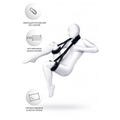 Черные кожаные стропы для фиксации Anonymo - ToyFa - купить с доставкой в Красноярске