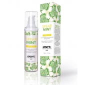 Разогревающее массажное масло Gourmet Spearmint Organic с органическими ингредиентами - 50 мл. - Exsens - купить с доставкой в Красноярске