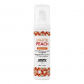 Разогревающее массажное масло Gourmet White Peach Organic с органическими ингредиентами - 50 мл. - Exsens - купить с доставкой в Красноярске