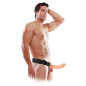 Полый страпон 8  Hollow Strap-On телесного цвета - 19 см. - Pipedream - купить с доставкой в Красноярске