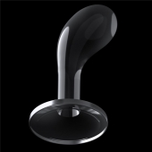 Прозрачный стимулятор простаты Flawless Clear Prostate Plug - 15 см. - Lovetoy - в Красноярске купить с доставкой