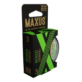 Презервативы в пластиковом кейсе MAXUS AIR Mixed - 3 шт. - Maxus - купить с доставкой в Красноярске