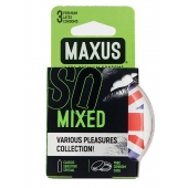 Презервативы в пластиковом кейсе MAXUS AIR Mixed - 3 шт. - Maxus - купить с доставкой в Красноярске
