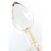 Прозрачный леденец в форме малой анальной пробки со вкусом пина колада - Sosuчki - купить с доставкой в Красноярске