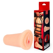 Реалистичный мастурбатор-вагина телесного цвета с вибрацией - Bior toys - в Красноярске купить с доставкой