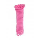 Розовая веревка для связывания Sweet Caress Rope - 10 метров - Sweet Caress - купить с доставкой в Красноярске